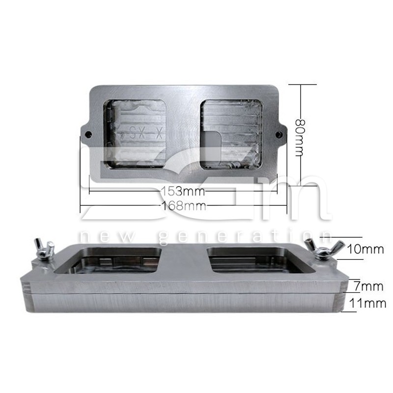 Aluminium Mould iPhone XS Max Positioning Glass + Assembly Frame