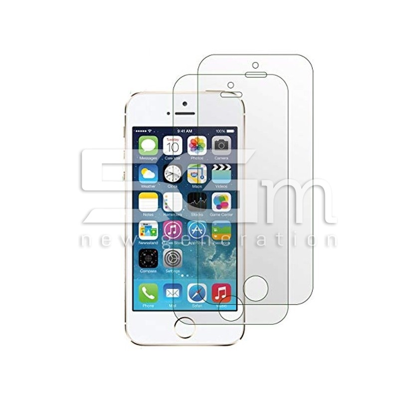 Kit 10 Tempered Glass Protector iPhone 5/5S/5C