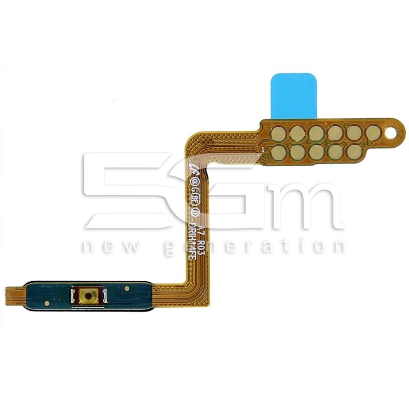 Fingerprint Nero Flat Cable Samsung SM-A750 A7 2018