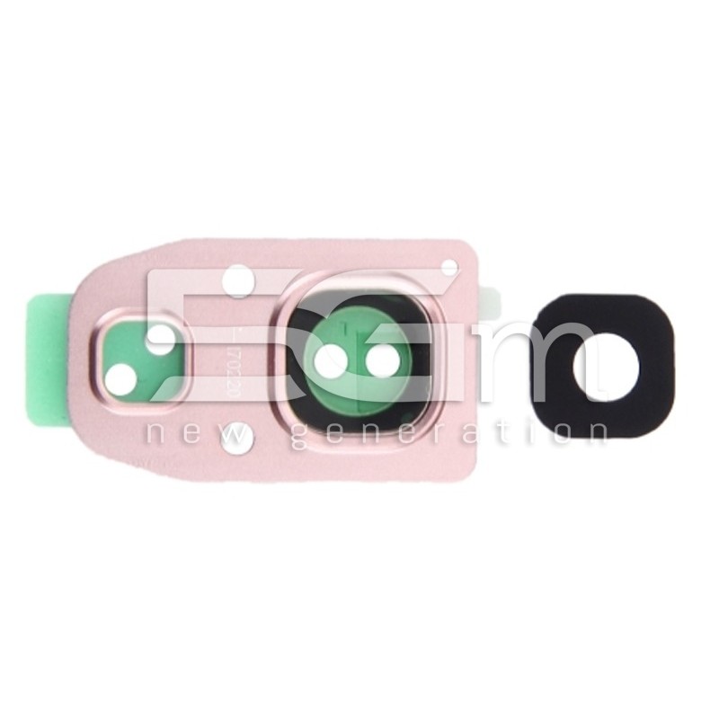 Camera Lens + Frame Pink Samsung SM-A320F A3 2017