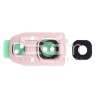 Camera Lens + Frame Pink Samsung SM-A320F A3 2017