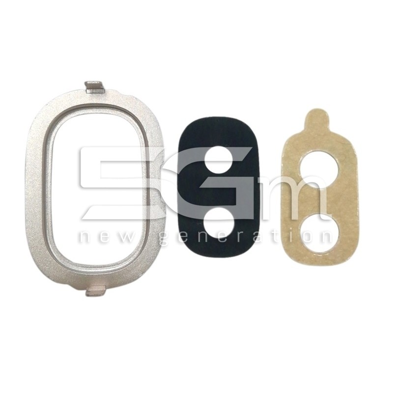 Vetrino Fotocamera + Frame Gold Samsung SM-J400 J4 2018
