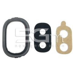 Vetrino Fotocamera + Frame NeroSamsung SM-J400 J4 2018