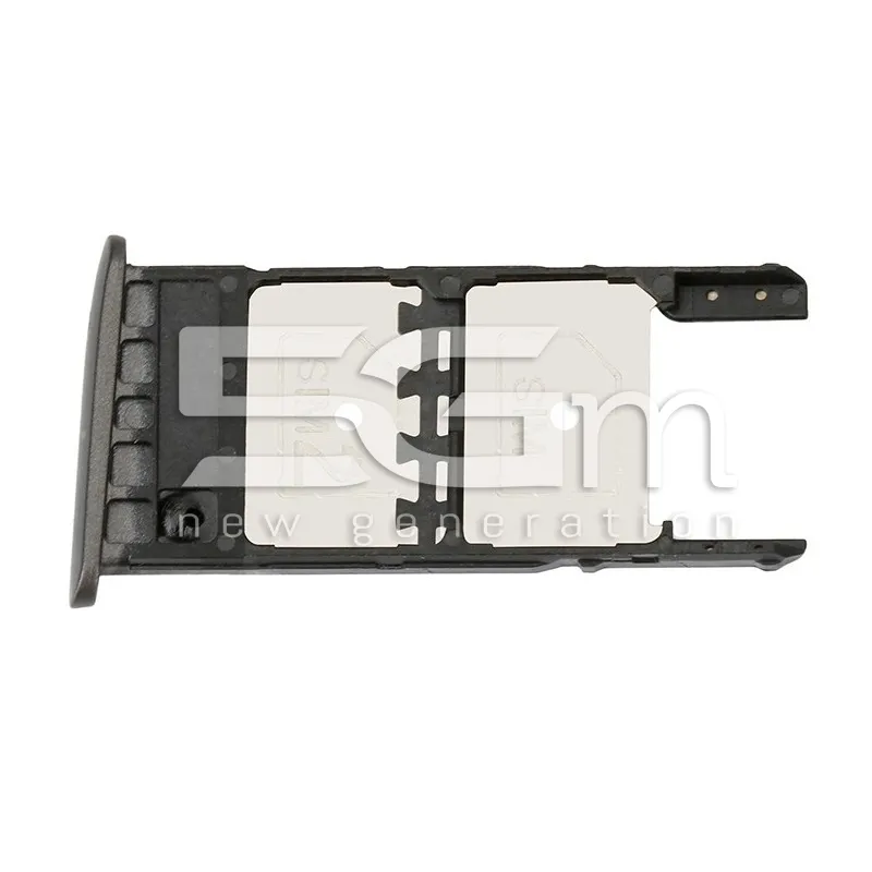 Sim Card + Micro SD Tray Black Moto G5 Plus (XT-1684)