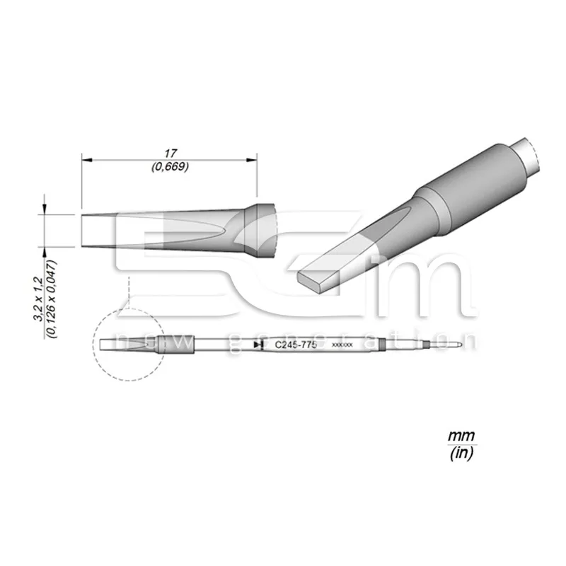 Spare Tip JBC Long Life C245-775