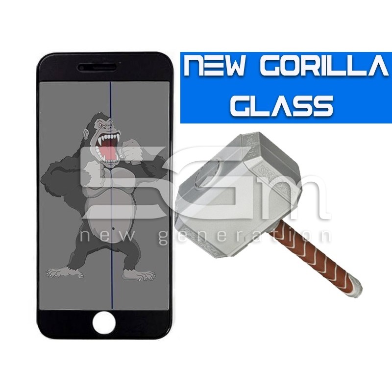 Gorilla Glass Nero iPhone 6 + Frame + Oca + Polarizzata