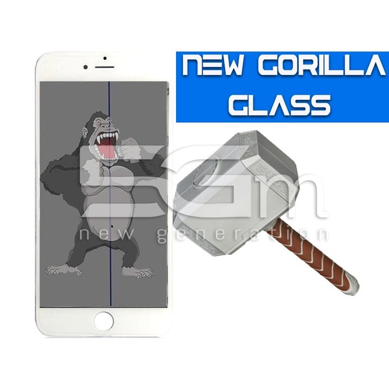 Gorilla Glass Bianco iPhone 6 Plus + Frame + Oca + Polarizzata