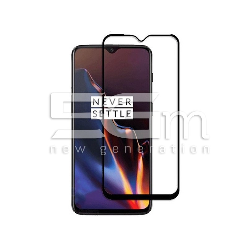 Premium Tempered Glass Protector Black OnePlus 7