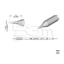 Spare Tip JBC Long Life C245-001