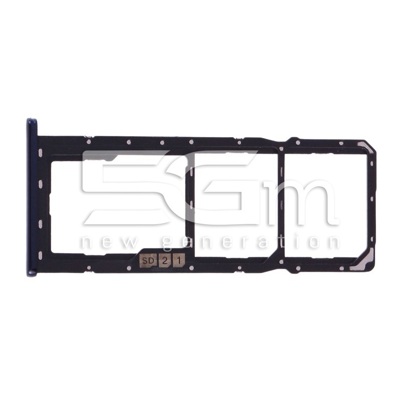 Sim Card + Micro SD Tray Blue Zenfone Max Pro (M2) ZB631KL
