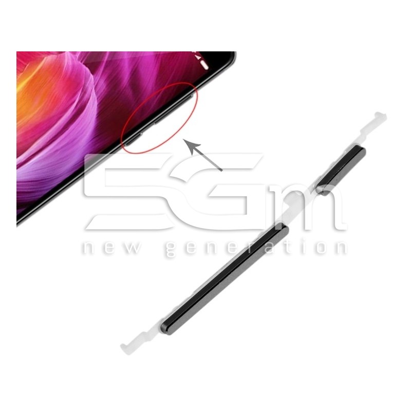 Tasti Esterni Accensione + Volume Neri Xiaomi Redmi Note 4