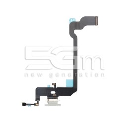 Connettore Di Ricarica Flat Cable Bianco iPhone XS
