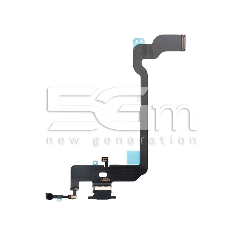Conector de Carregamento Preto iPhone XS