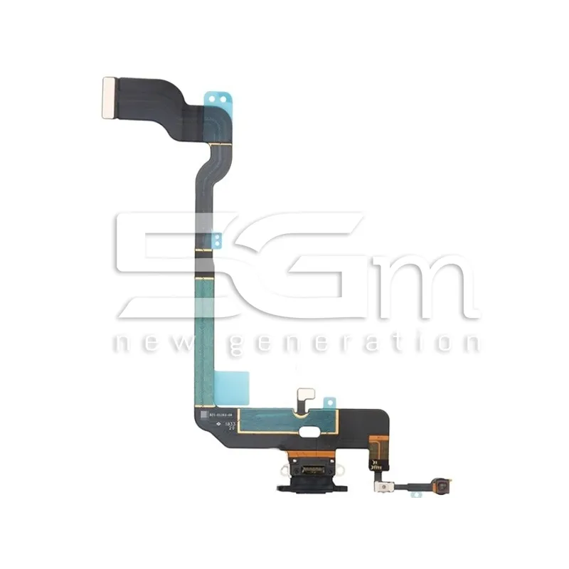 Conector de Carregamento Preto iPhone XS