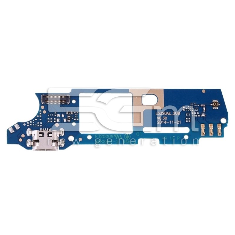 Charging Connector + Small Board Wiko Ridge Fab 4G