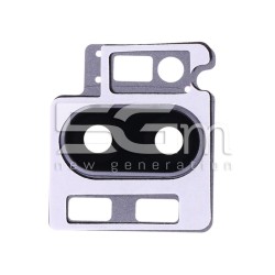 Camera Lens + Frame Silver LG G7 ThinQ G710EM