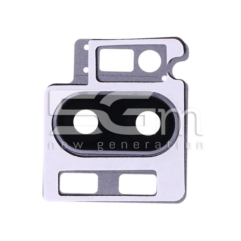 Camera Lens + Frame Silver LG G7 ThinQ G710EM