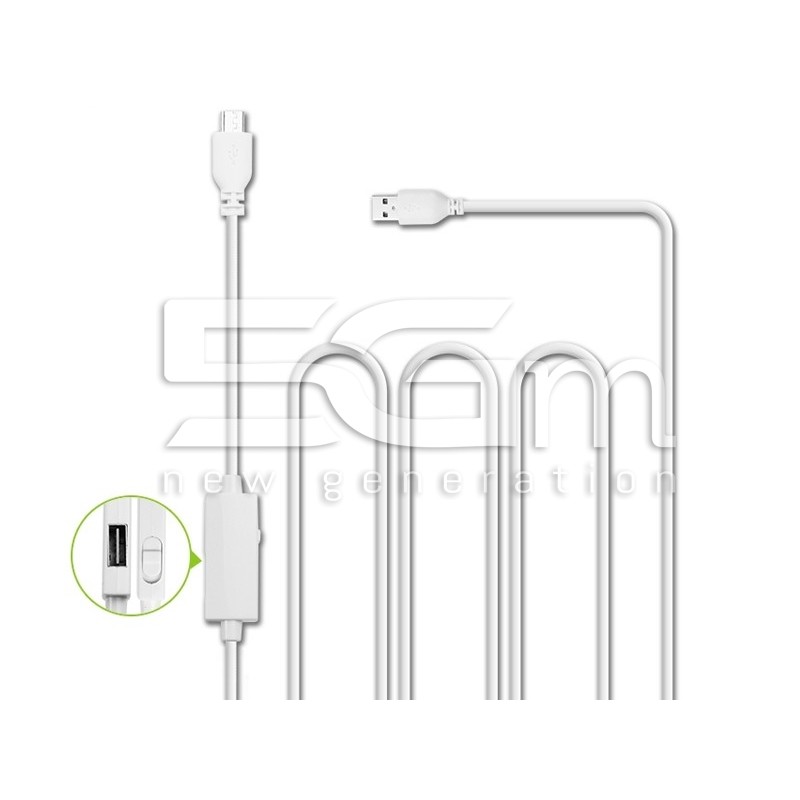 OTG-Y-03 USB 2.0 Male to Micro USB Male + USB Female