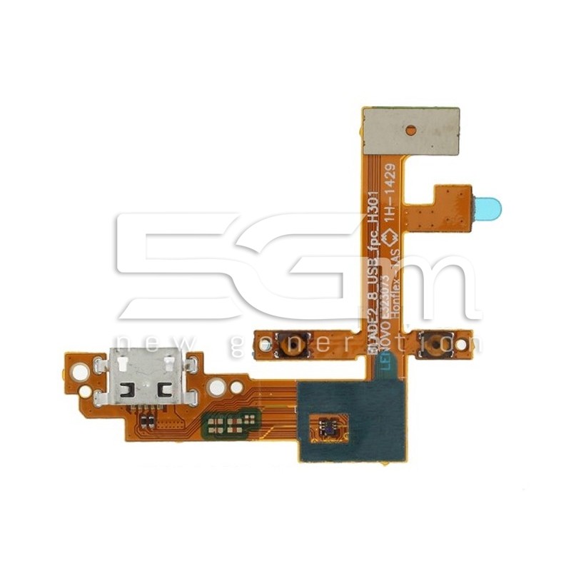 Connettore Di Ricarica Flat Cable Lenovo Yoga Tablet 2 - 830
