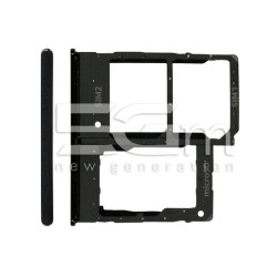 Supporto Dual Sim Card + Micro SD Nero Samsung SM-A202 A20e