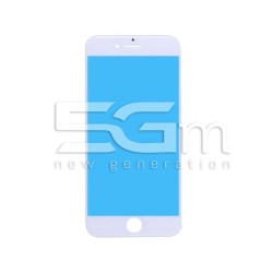 Vetro Bianco + Frame Ultra Resistente iPhone 8