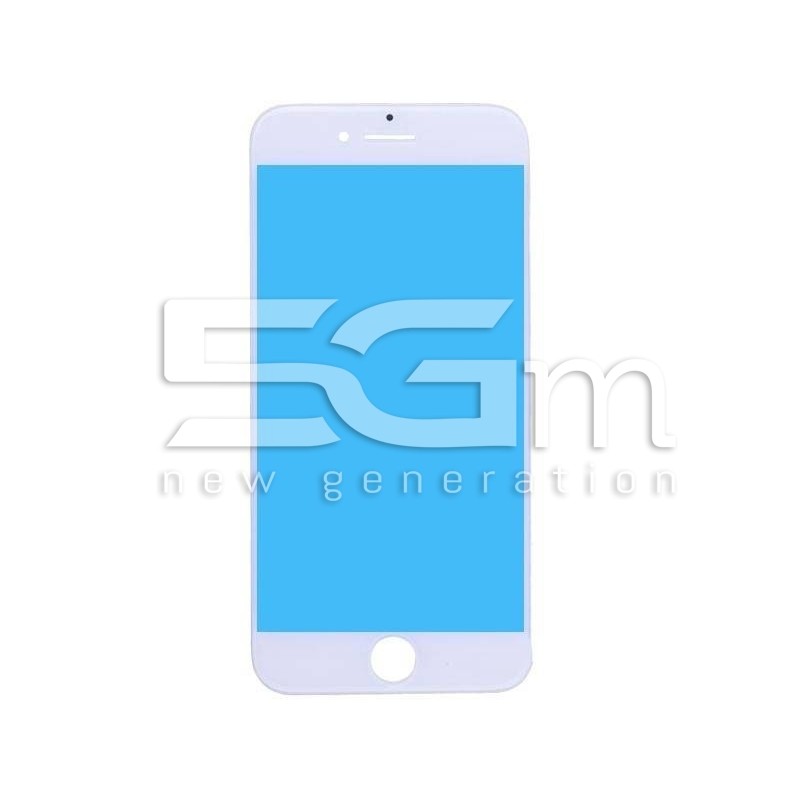 Vetro Bianco + Frame Ultra Resistente iPhone 8