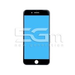 Vetro Nero + Frame Ultra Resistente iPhone 8