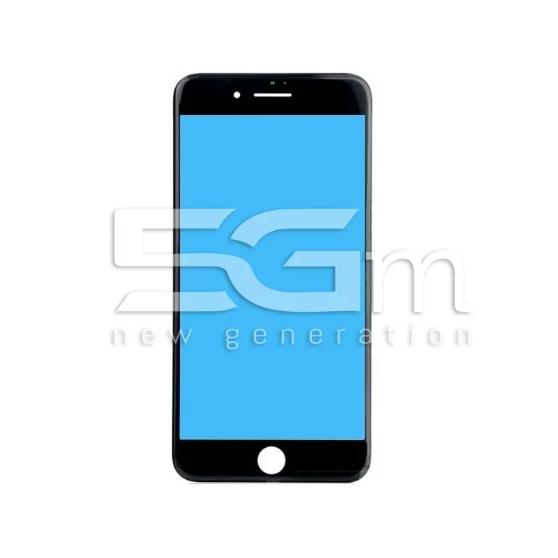 Vetro Nero + Frame Ultra Resistente iPhone 8