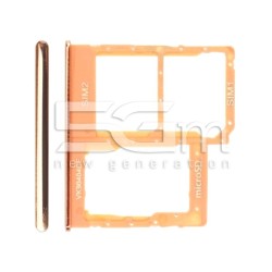 Sim Card + Micro SD Tray Coral Samsung SM-A405 A40