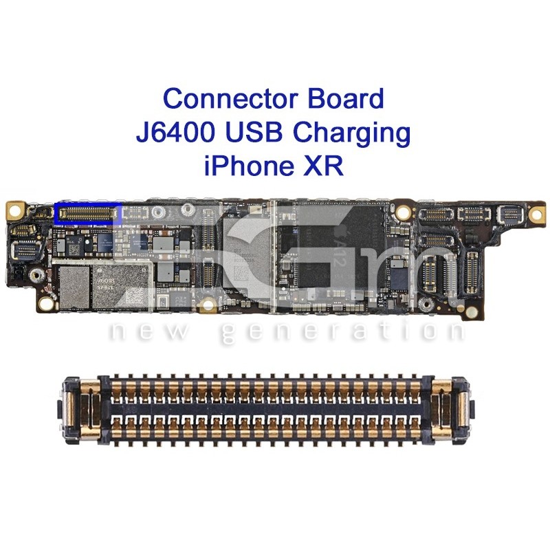 Connettore 22 Pin Su Scheda Madre Connessione Connettore Di Ricarica iPhone XR