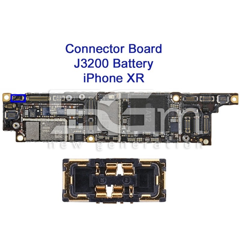 Connettore Su Scheda Madre Connessione Batteria iPhone XR
