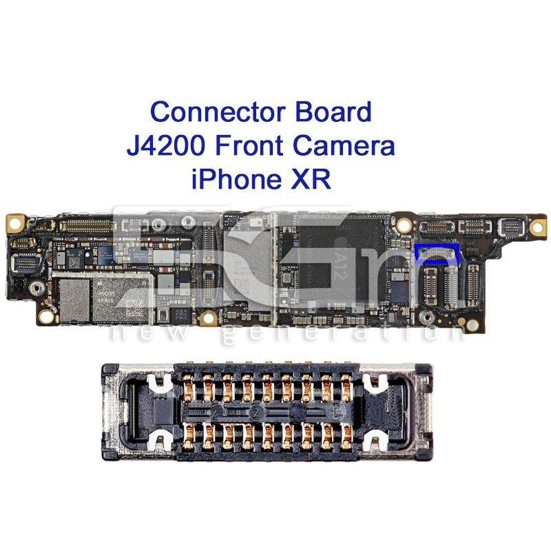 Connettore 9 Pin Su Scheda Madre Connessione Fotocamera Frontale iPhone XR