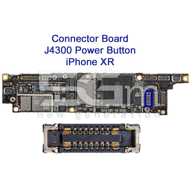Connettore 7 Pin Su Scheda Madre Connessione Tasto Home iPhone XR