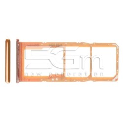 Sim Card Tray + Micro SD Coral Samsung SM-A705 A70