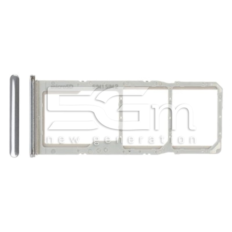 Supporto Sim + Micro SD Bianco Samsung SM-A705 A70