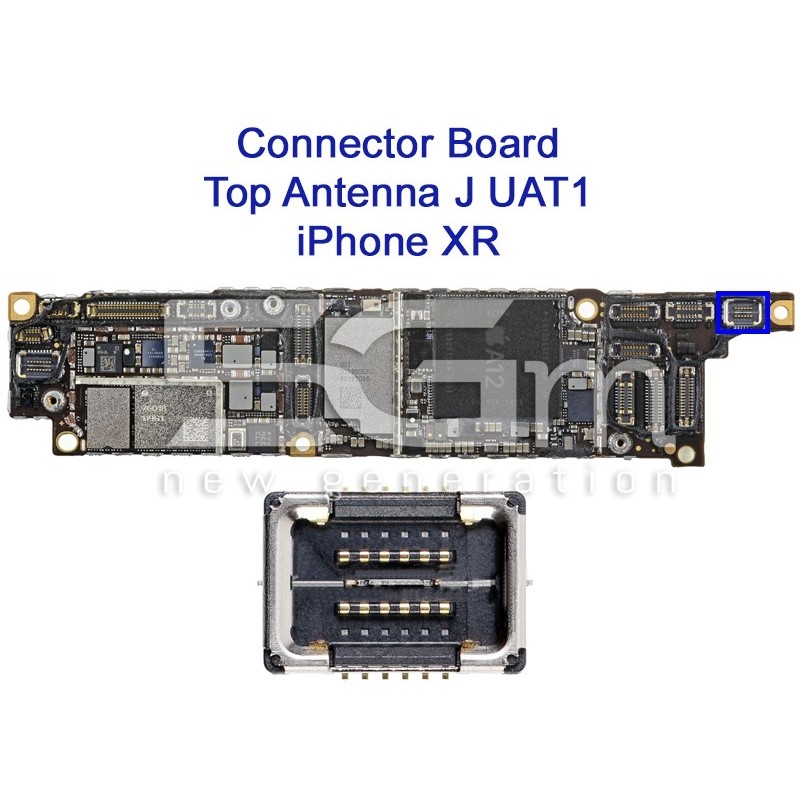 Connettore 6 Pin Su Scheda Madre Connessione Top Antenna J UAT1 iPhone XR