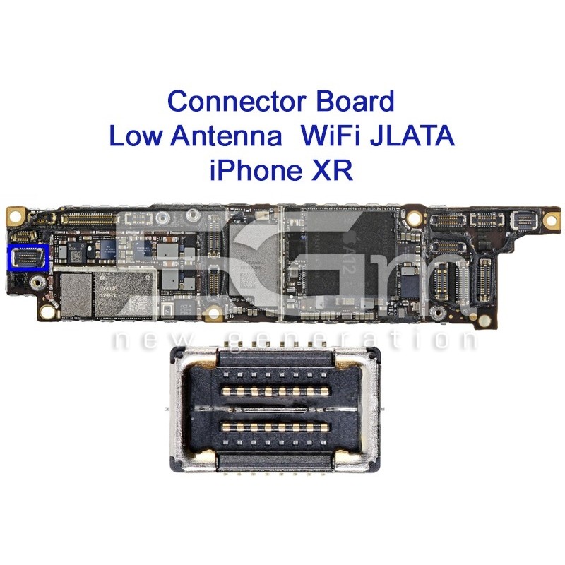 Connettore 8 Pin Su Scheda Madre Connessione Low Antenna WiFi JLATA iPhone XR