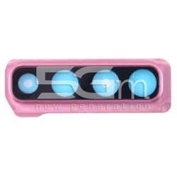 Frame Camera Pink + Lens Samsung SM-A920 A9