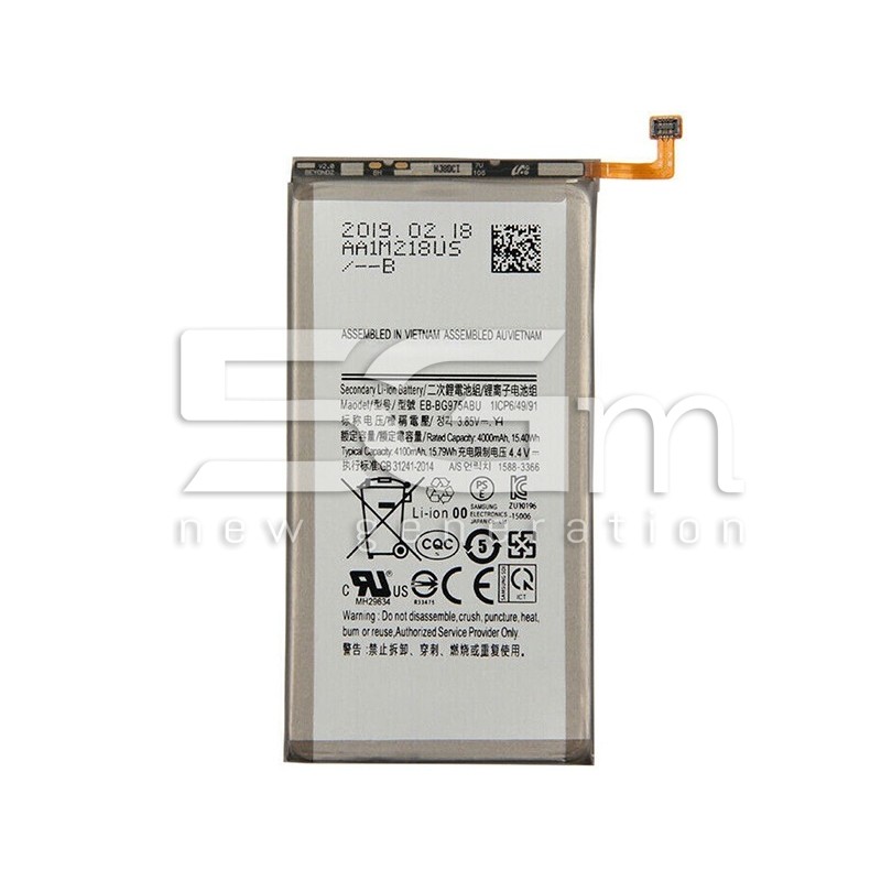 Battery EB-BG975ABUEB 4000mAh Samsung SM-G975F S10 Plus No Logo