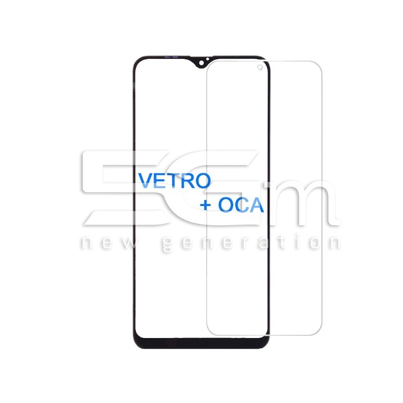 Vetro Nero Con Pellicola OCA Samsung SM-A305 A30