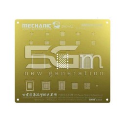 Mechanic S40 3D Groove Gold Steel Stencil A8