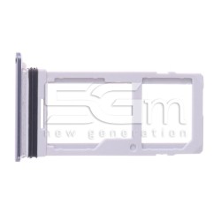 Sim Card + Micro SD Tray Silver LG G7 ThinQ G710EM