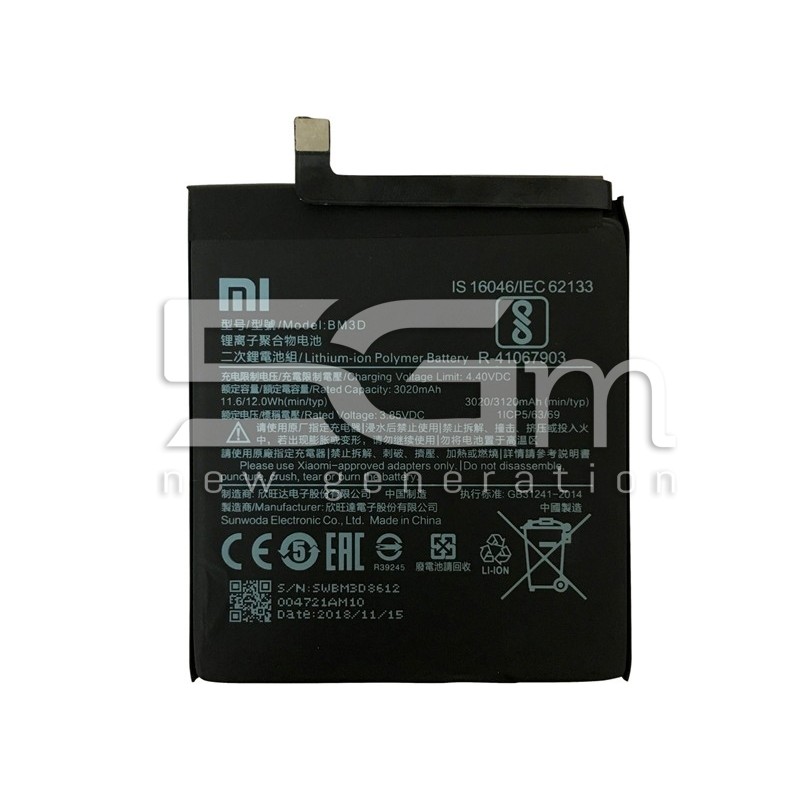 Battery BM3D 3020 mAh Xiaomi Mi8 SE No Logo