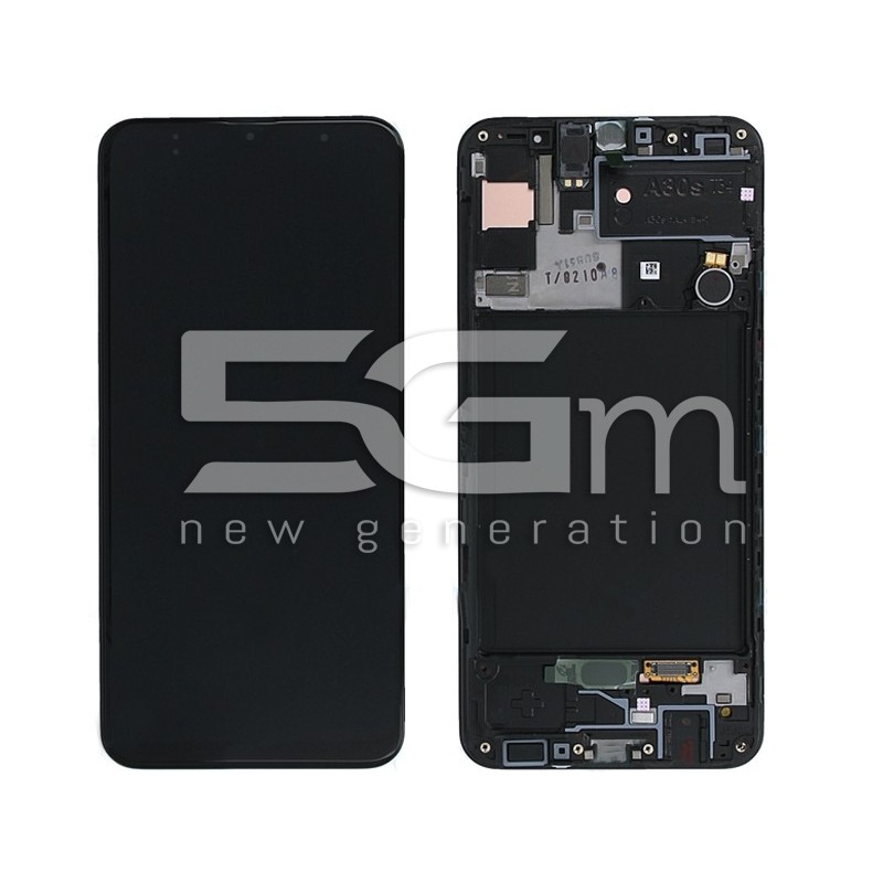 Ecra Tatil + Chassi Preto Samsung SM-A307 A30s Ori