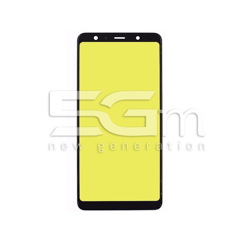 Vetro Nero Con Pellicola OCA Samsung SM-A750 A7 2018