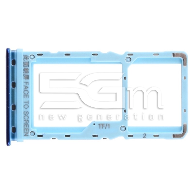 Sim Card + Micro SD Tray Blue Xiaomi Mi A3