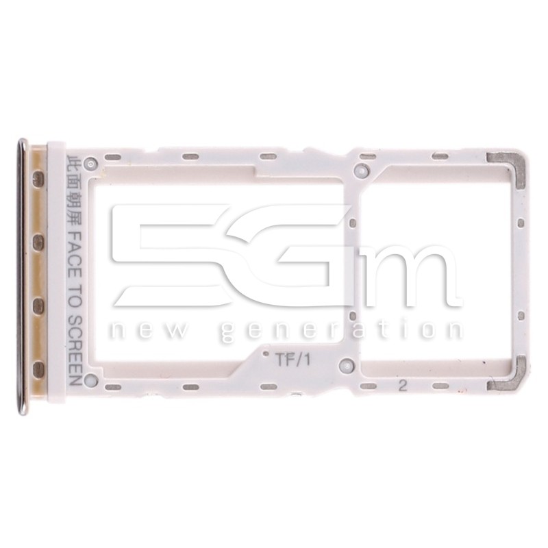 Sim Card + Micro SD Tray Silver Xiaomi Mi A3