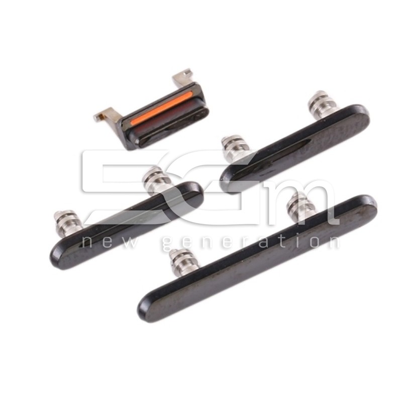 Kit Tasti Esterni Nero iPhone 11 Pro / 11 Pro Max