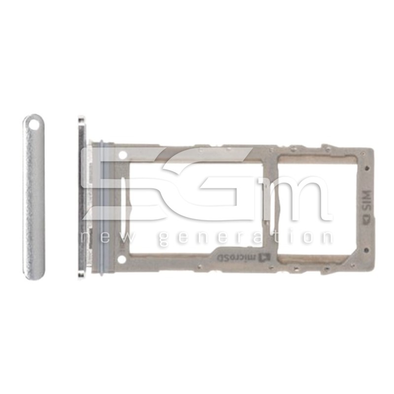 Supporto Sim Card + Micro SD Aura White Samsung SM-N975 Note 10 Plus