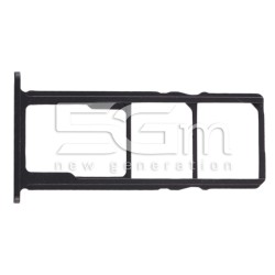 Dual Sim Card + Micro SD Tray Black Nokia 3.2